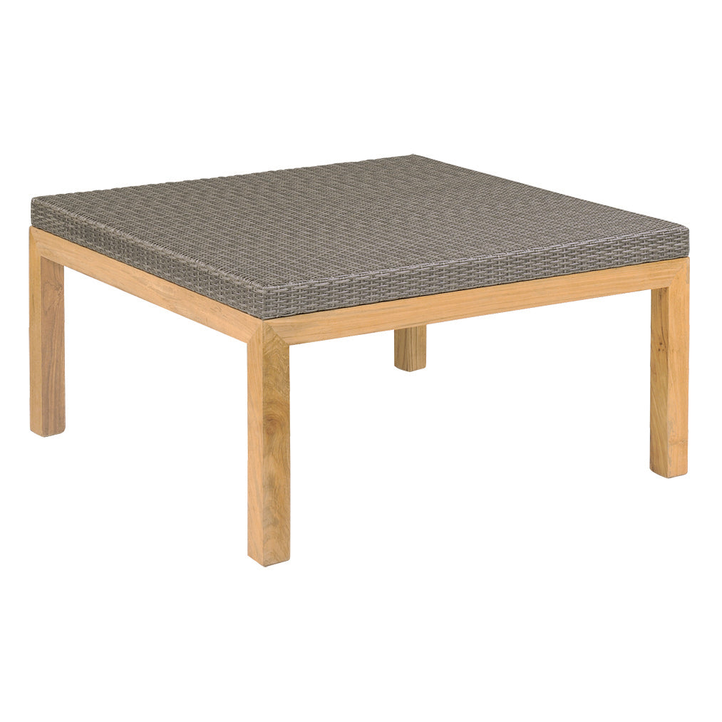 Kingsley Bate Azores Deep Seating Sectional Set Granite / Ocean / Azores 32 Square Coffee Table